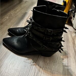 Killstar Callista Studded Boots Sz 9